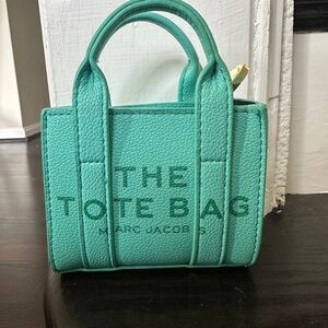 Marc Jacobs Nano Aqua Blue Tote Bag